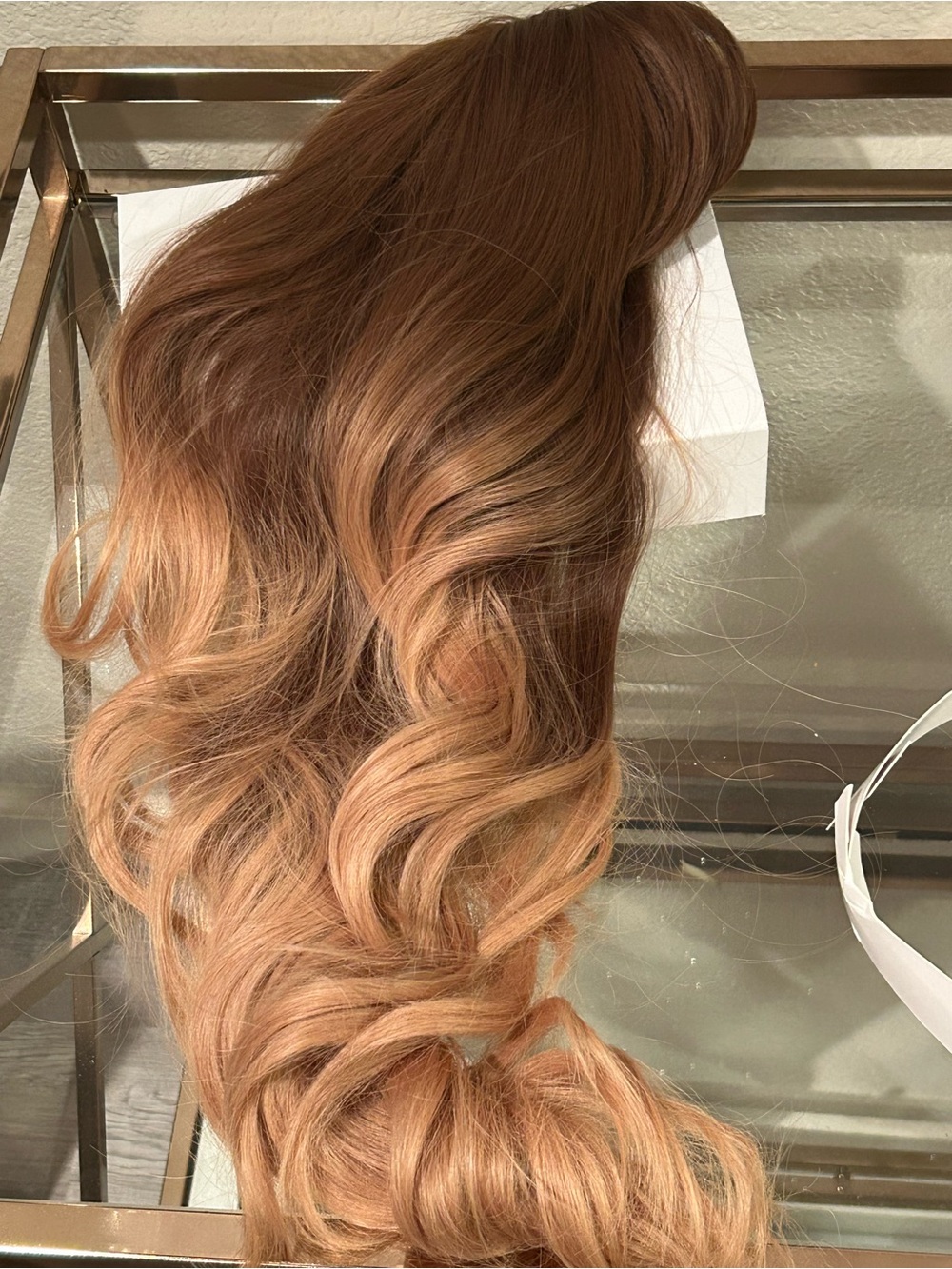 Wavy Copper Auburn Wig – Warm Ginger Brown – New Never Worn approx 22-24 in - Picture 4 of 7